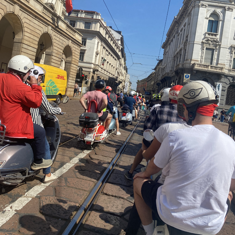 Scooters in Milan